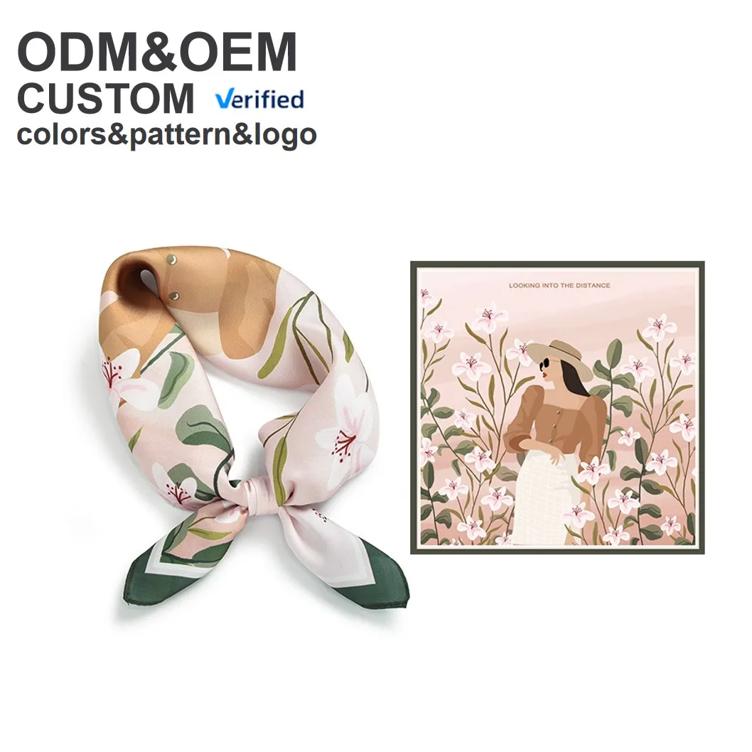 Женский шелковистый шарф