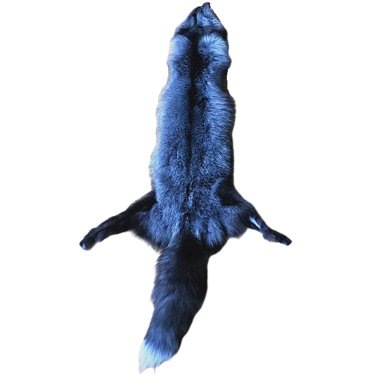 Natural fox skin, clothing, shoes and hats fur decoration accessories, real silver fox red fox skin