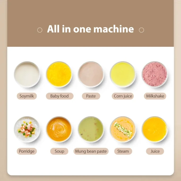 Digital Display Heating Blender Multi-functional Healthy Food Mixer Electric Smoothie Blenders Household Heavy Duty Blender