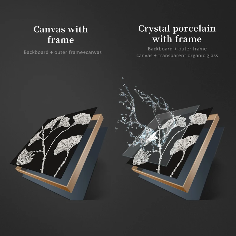 Modern Minimalist Black And White Art Decoration Painting  For Living Room