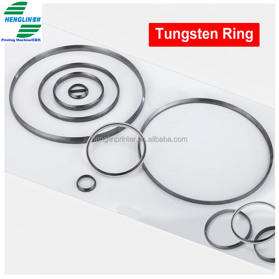 High Quality Pad Printer Sealed Ink Cup Durable Tungsten Carbide Doctor Ring 90*80*12mm for Pad Printer Pad Printing Machine