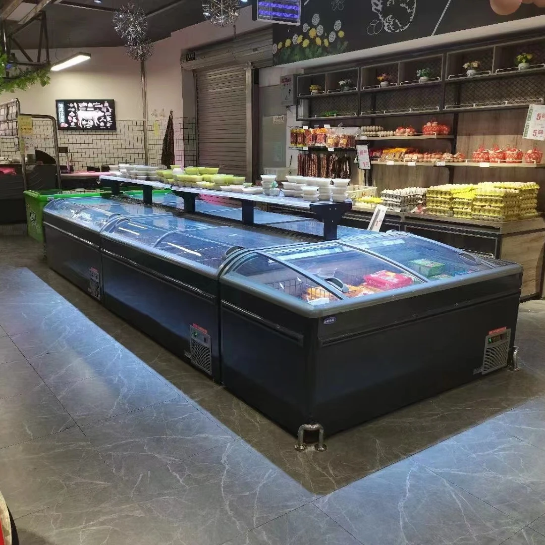 Manufacturer chest island freezer refrigerator -18 combined freezer low price