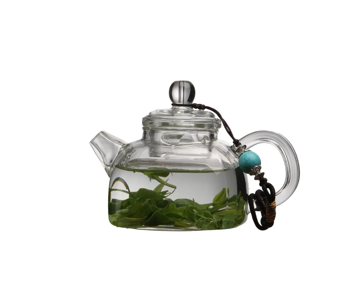 2024 New Wholesale mini bubble teapot one person with small capacity filter square green tea dedicated to the mouth to drink