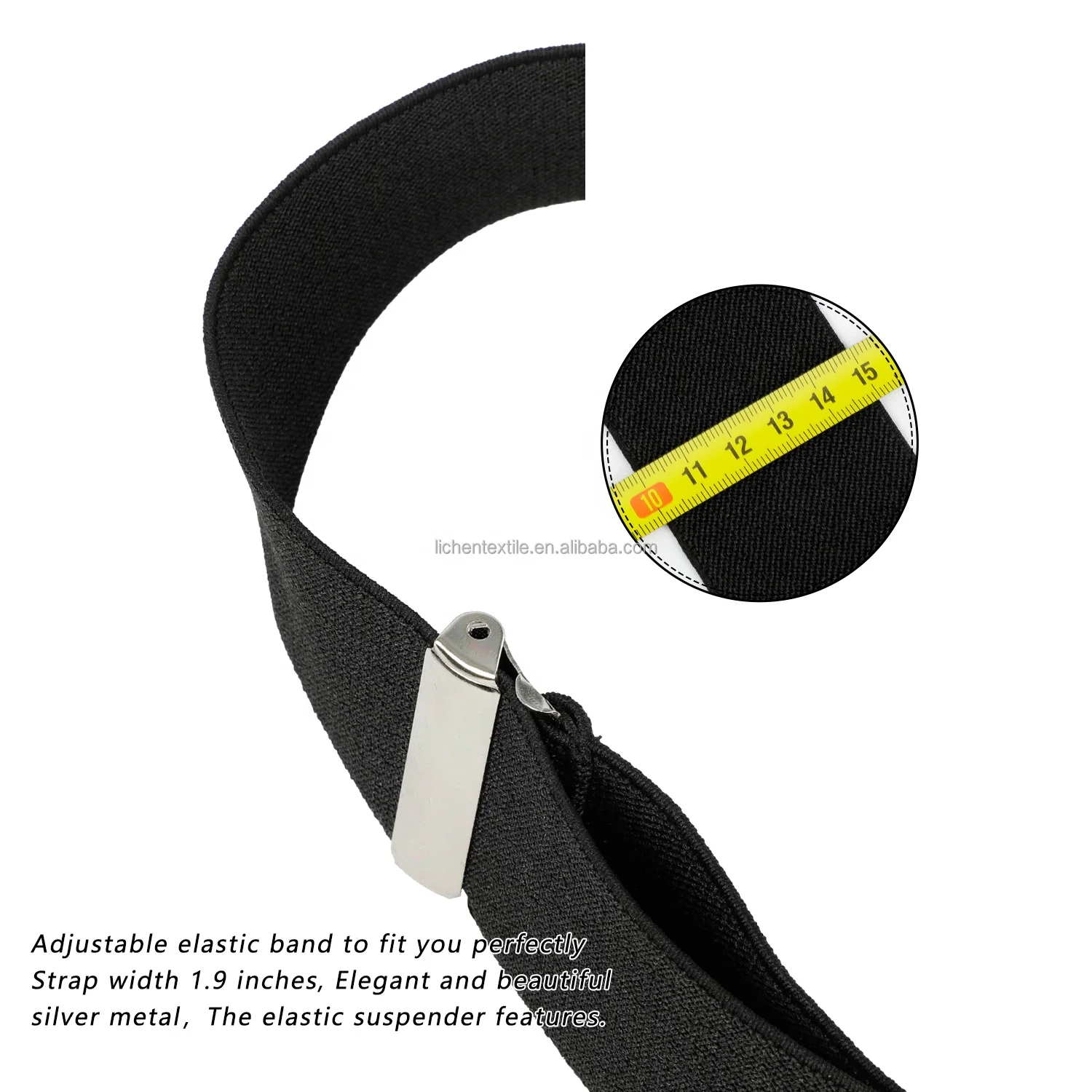 China Manufacture Multi Function Wholesale Elastic New Pattern Leather Suspenders for Men 5cm Width Y Suspedner