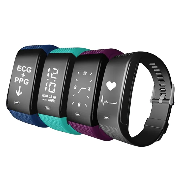 Hot Selling ECG ECG PPG Sports Smart Watch CK18 Heart Rate Blood Pressure Fitness Tracker Jam tangan pintar