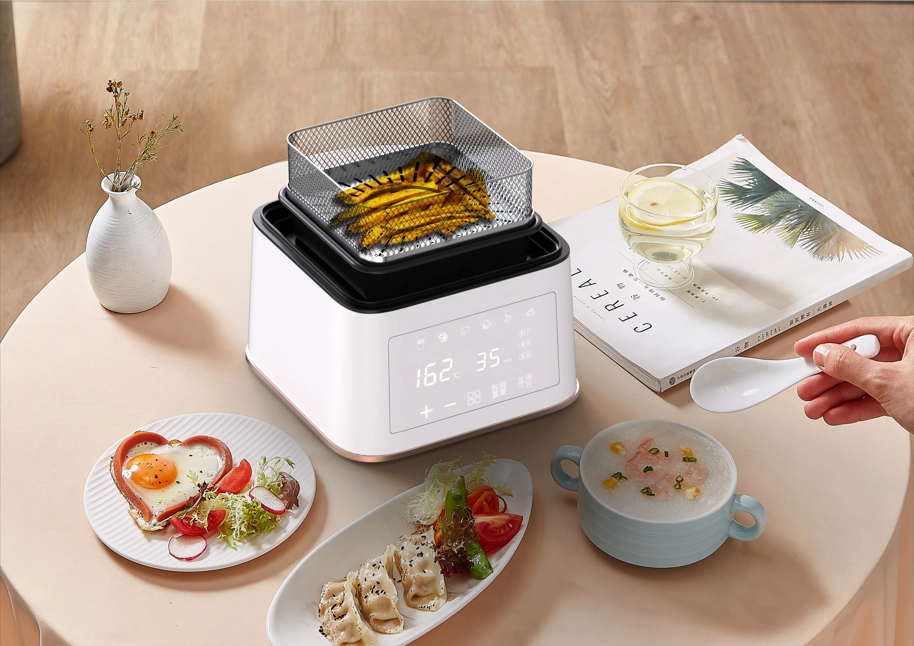 2022 newest design actifry air fryer tefal touch sensor control