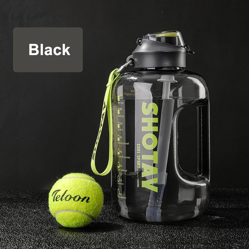 2022 1.5L 2L 2.5L 3.8L Large Capacity Flat Plastic Ton Ton Barrel Water Bottle With Custom Logo