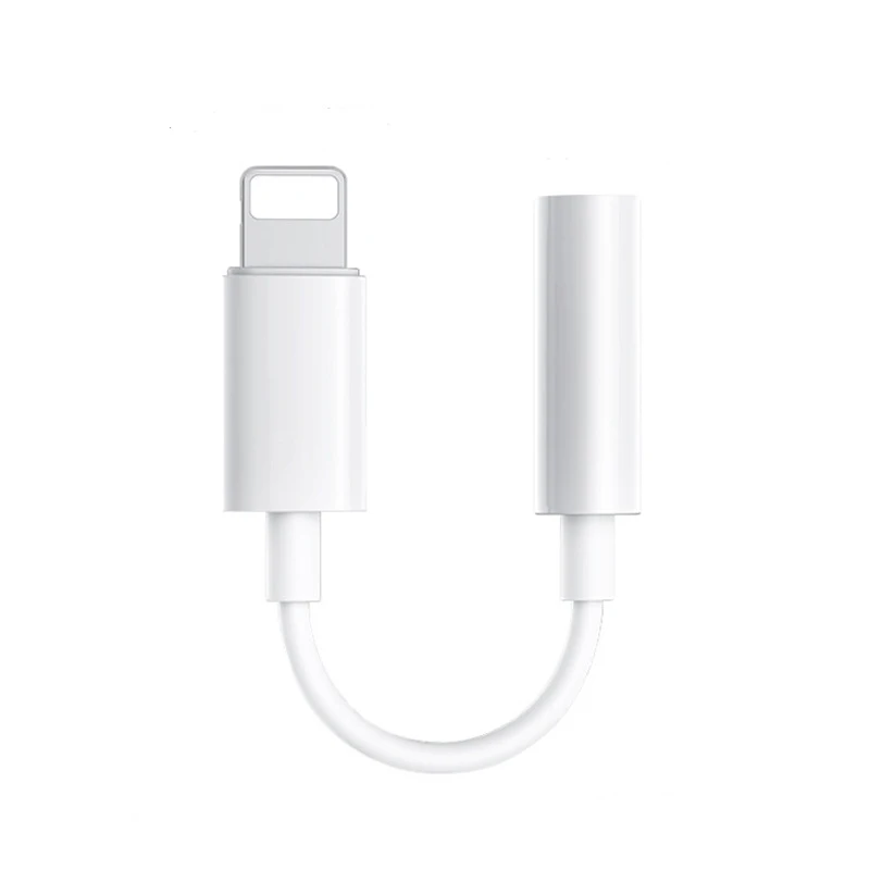  Адаптер для наушников iPhone Lightning на 3 5 мм IOS адаптер 7 6 8 11 12