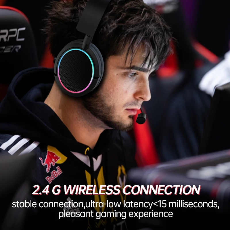 Большие накладные 7 1 surround sound 2 4 ГГц Беспроводная оптическая игровая наушники светодиодный фонарь логотип беспроводной гарнитуры для PS4 Xbox one