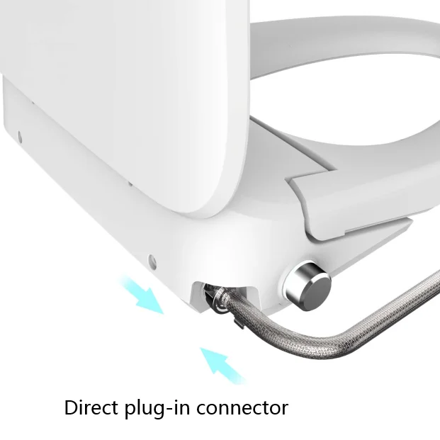 Toilet seat bidet smart toilet lid with remote control bidet seat