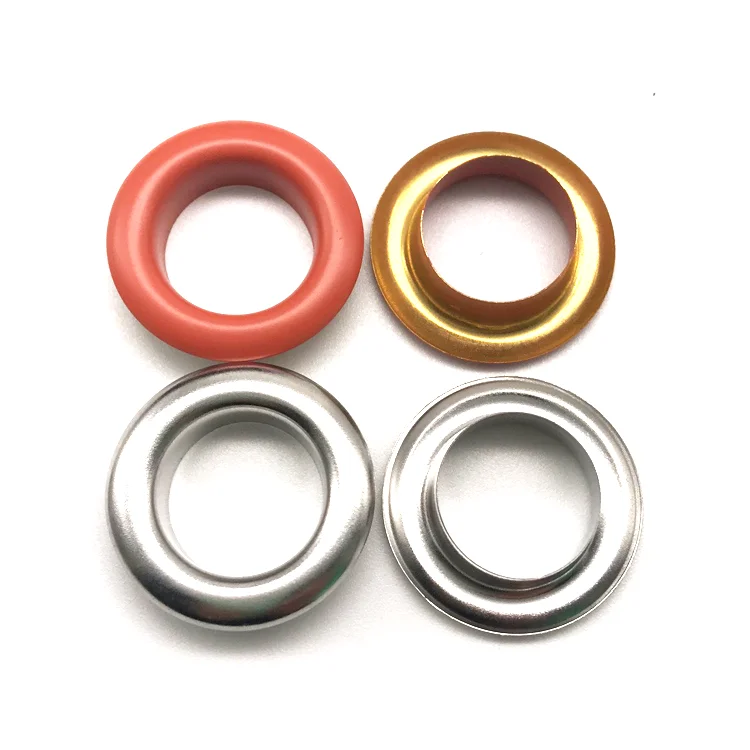Wholesale metal eyelet grommets with washer brass hoodie eyelets and washer with tool for curtains