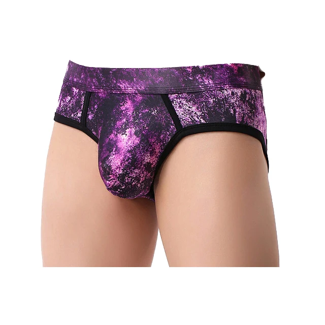 Galaxy Sublimation boxer sexy Briefs bamboo modal fabric Training Wear For All Sports elastic