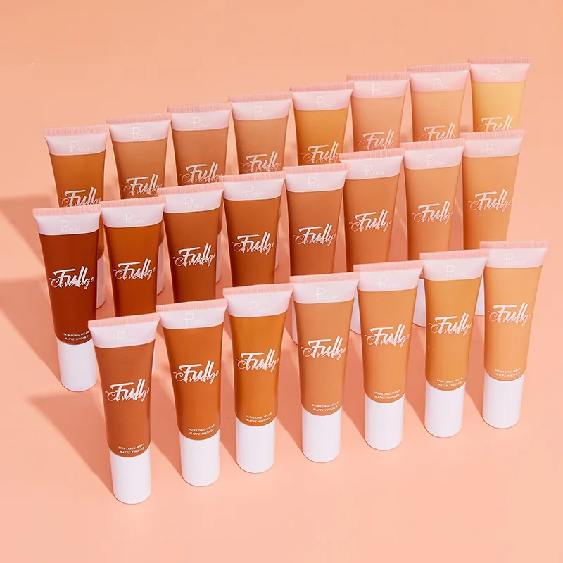 Private Label Face Beauty Foundation Makeup Waterproof And Matte Oil Control Foundation