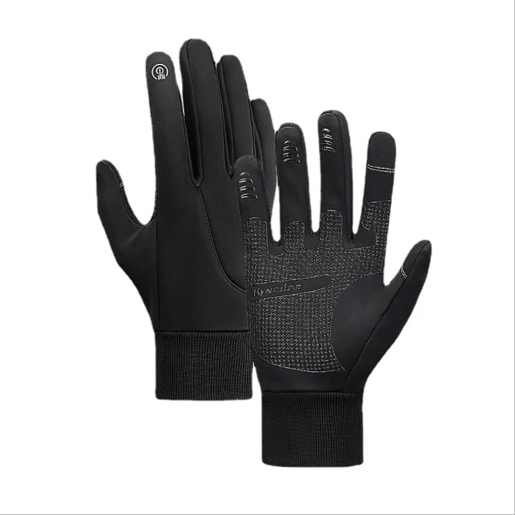 Warm winter riding gloves Fashion full finger running winter thermal gloves with touch screen fingers