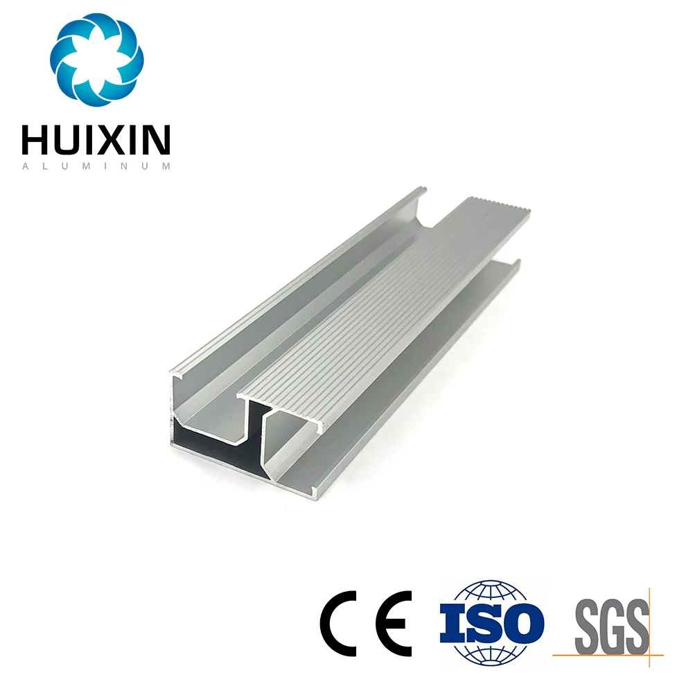 Pv Solar Panel Tile Roof Aluminum Bracket System Solar Mounting Aluminium Rail