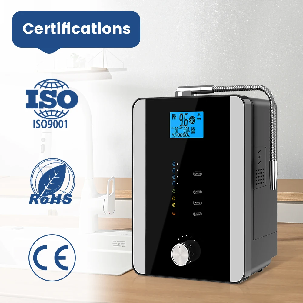 Japan technology Titanium Platinum Coating 5/7/11 Plates kegan water ionizer for home