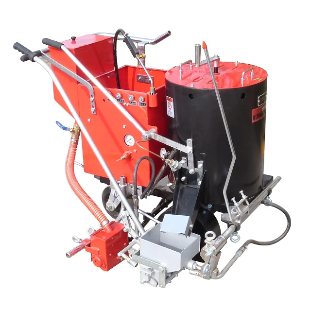 Ручная толкающая термопластичная краска машина для маркировки дорог по цене производителя