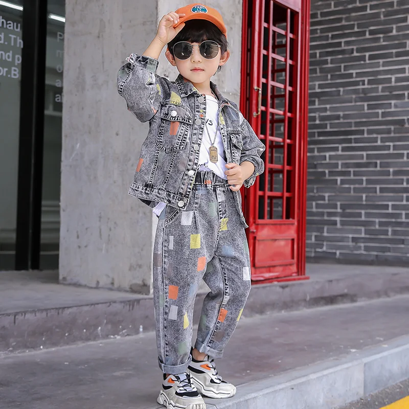 
DRXBNZ2007B415 Autumn New Arrival Children Clothing Set Hip Hop Kids Clothes Set Fashion Design Boys Clothing Set 