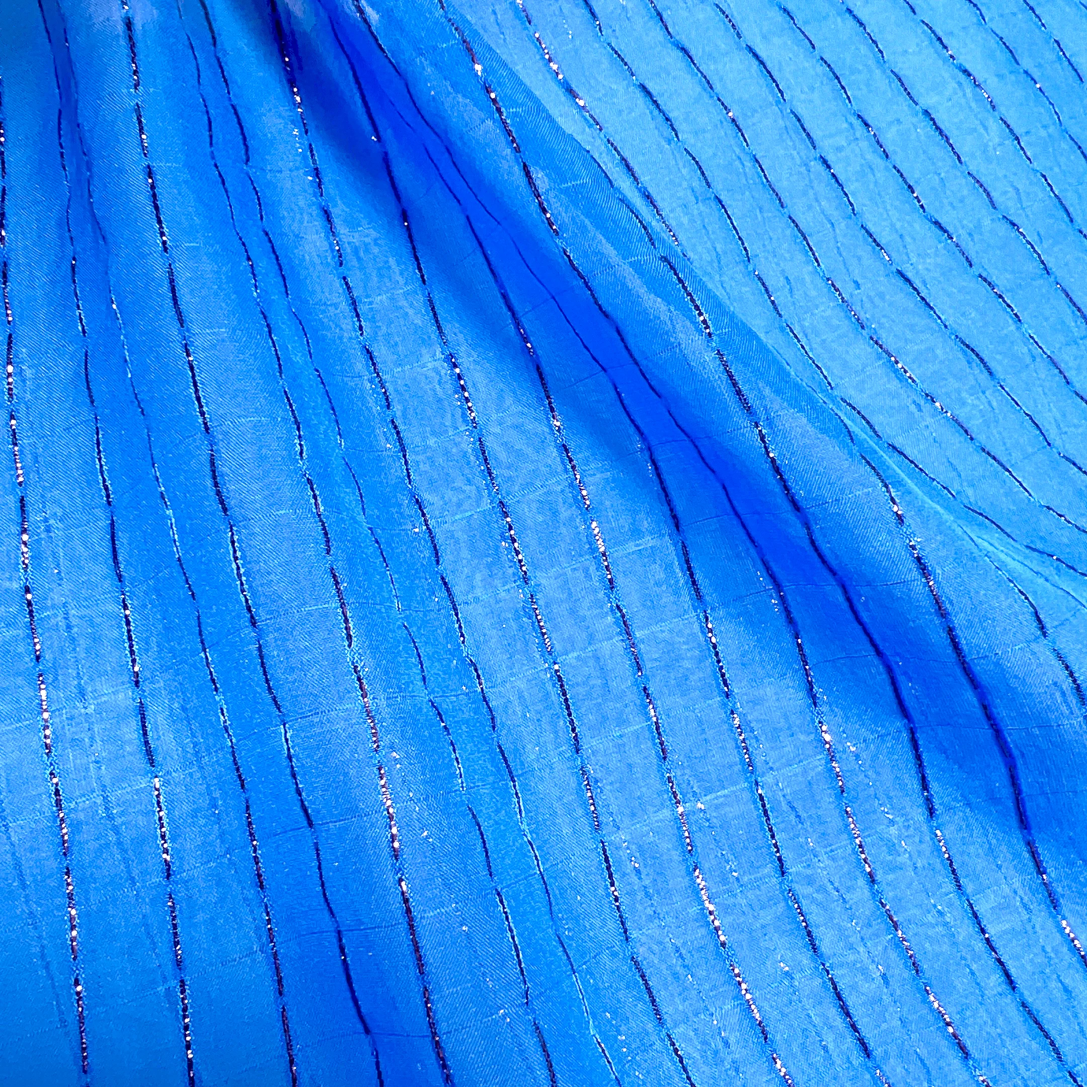 Interwoven Purple Satin Gauze 57%VISCOSE 39%SILK 4%LUREX Viscose Silk Fabric For Dress and Blouse