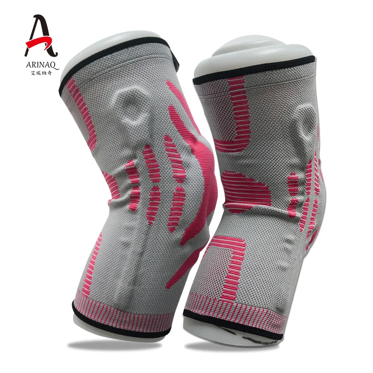 Hot Sale Knitted Knee Pads Sports Elastic Volleyball Basketball Knee Pads Copper Knee Pads