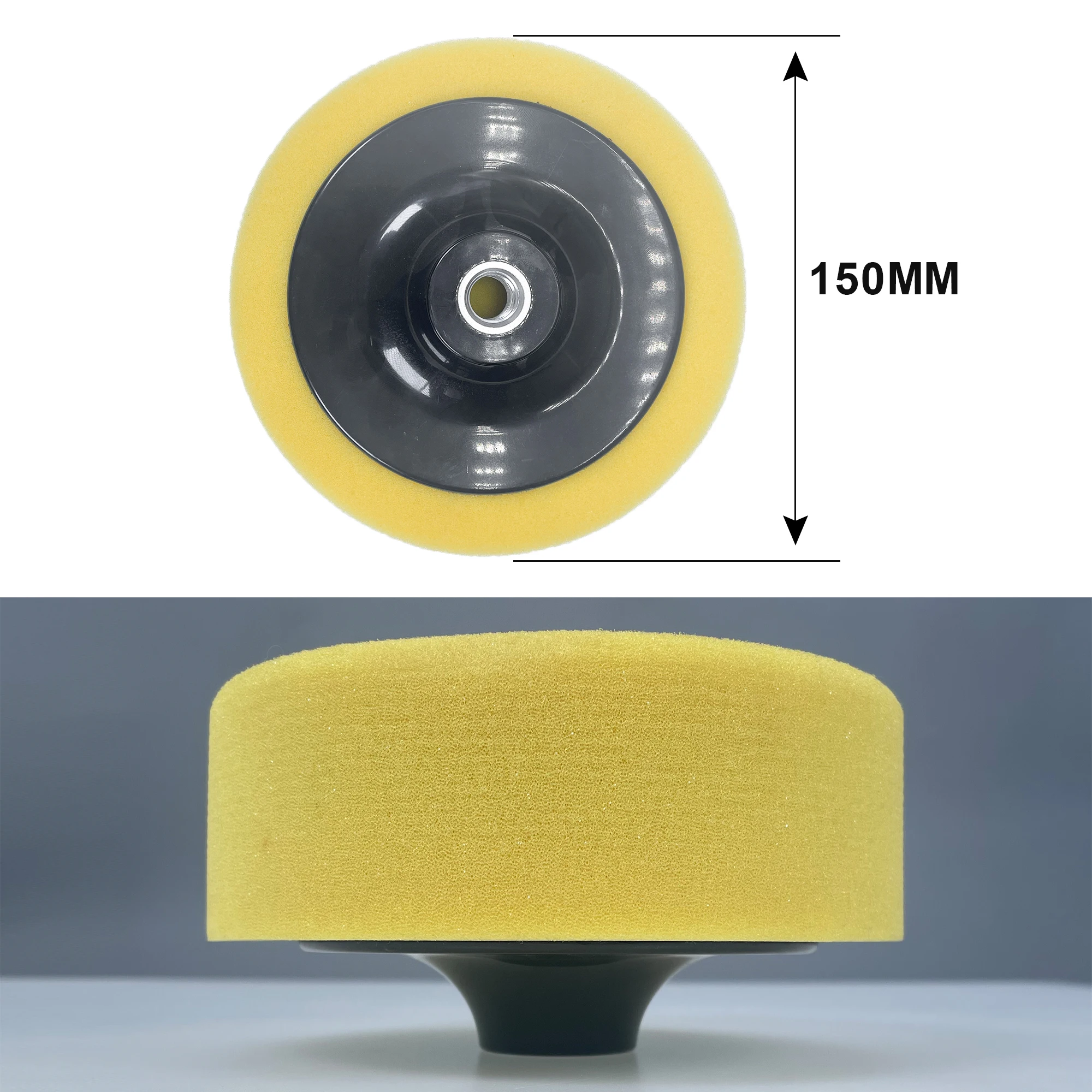 6 Inch M14 Sponge Wheel Polishing Waxing Pad Car Detailing Sponge Foam Polishing Pad