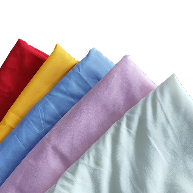 Light Blue Dyed Polyester Fabric For Home Textile By The Meter Wholesale Huzhou Suppliers Customizable Designs