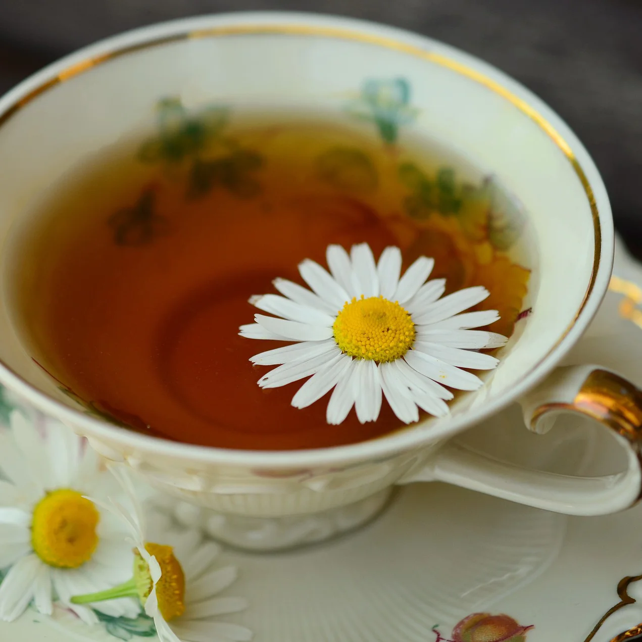 Flower Tea Flavored Aromatic Dry Chamomile Fragrant Tea Orange Pekoe flavored  Flower tea