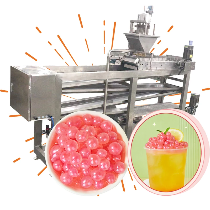 Многофункциональный 304 из нержавеющей стали boba popping maker machine line производственная линия машина для коктейльных шариков