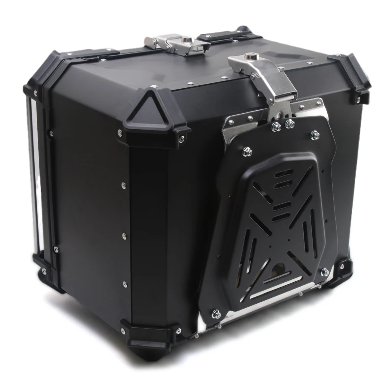 28L 36L 45L 55L 65L 80L 100L Aluminum Alloy motorcycle Tail Boxes luggage Waterproof Shockproof top box Motorcycle parts