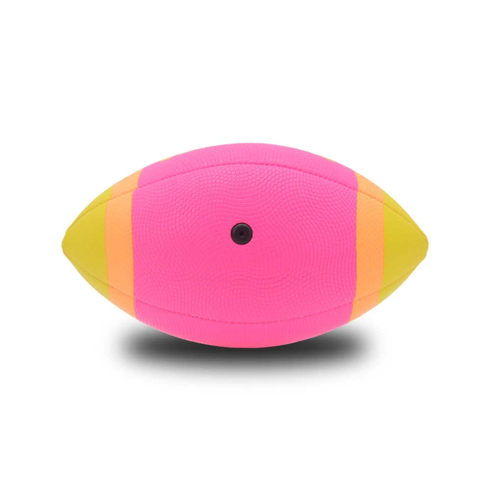Good Quality Bright Neon Color Small Play Football Super Soft Touch PVC American Football Ball Size 3