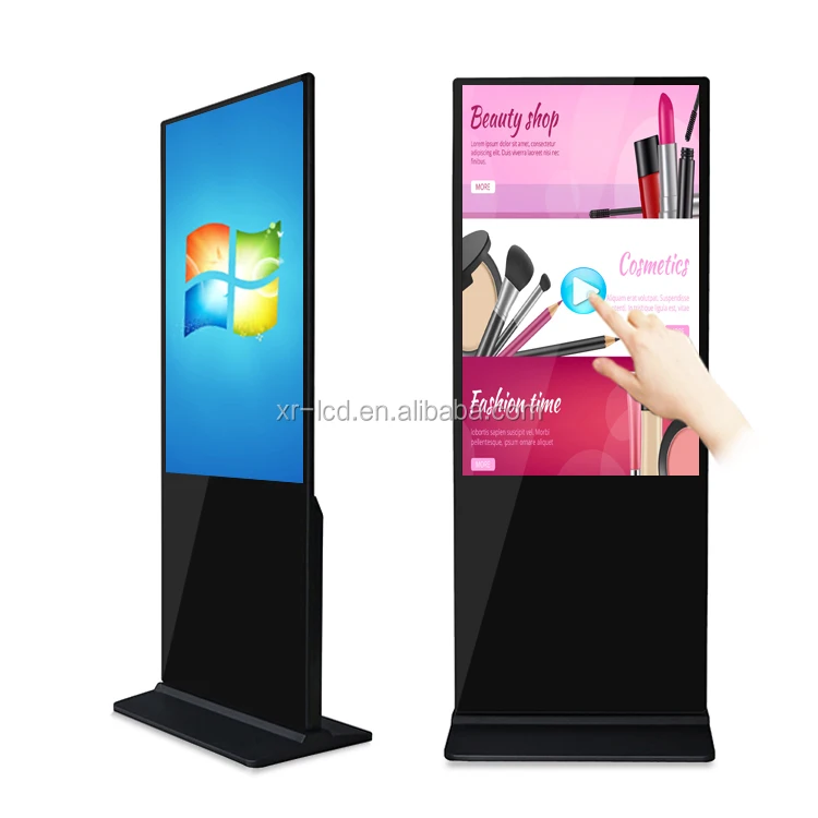 50 Inch Free Standing Samsung Digital Signage Totem Kiosk