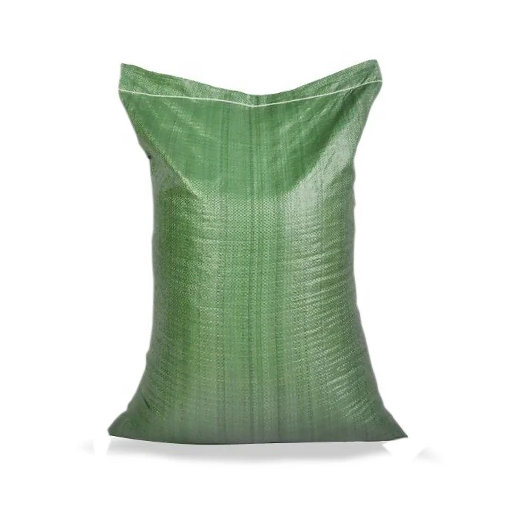 
Cheaper Recycle Pp Woven Sand Sack Cement Bag Green Garbage Pp Woven Bag 