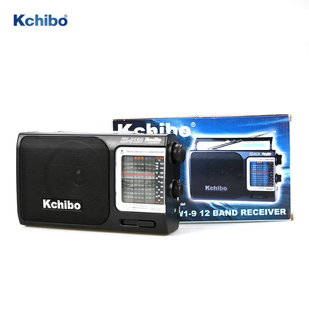 Clear Loudspeaker Portable FM/AM/SW 10 Band Radio Receiver with earphone jack Operated by 2 UM1 Battery and DC 4.5V