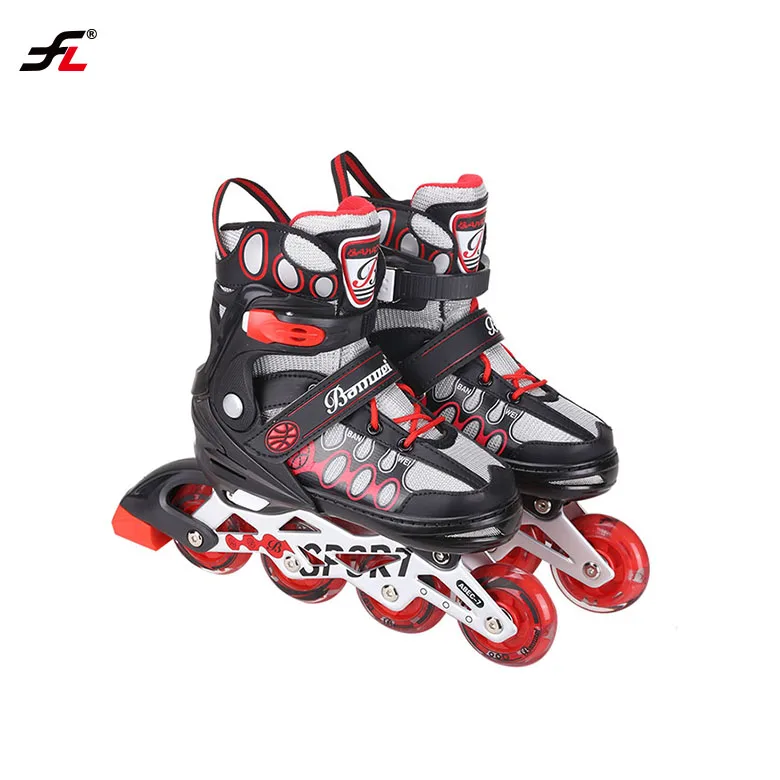 
2021 popular China factory High quality inline skates with PU light wheel 