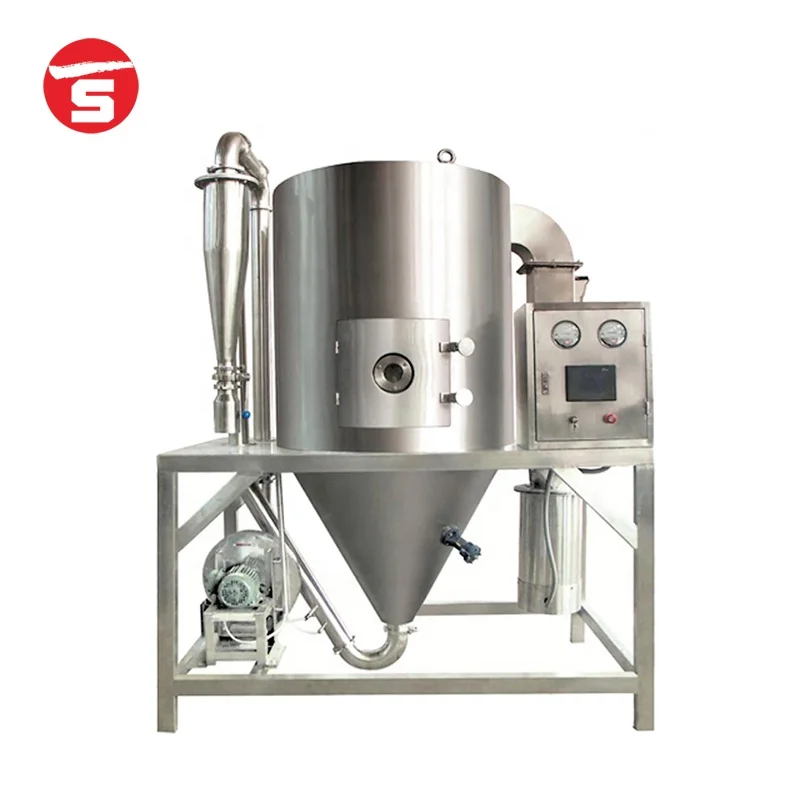 20Kg/h automatic centrifugal herbal extract yolk pectin algae yeast extract spray dryer machine