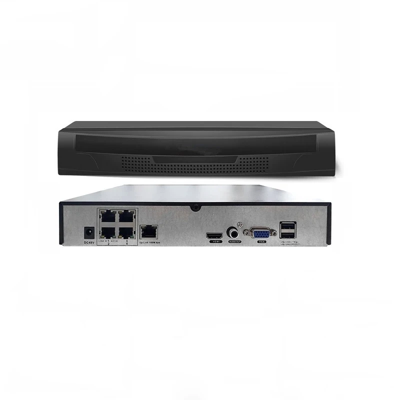 Сетевой видеорегистратор XMeye 4CH 4K NVR H.265 для функции POE протокол ONVIF 1 * SATA датчик движения