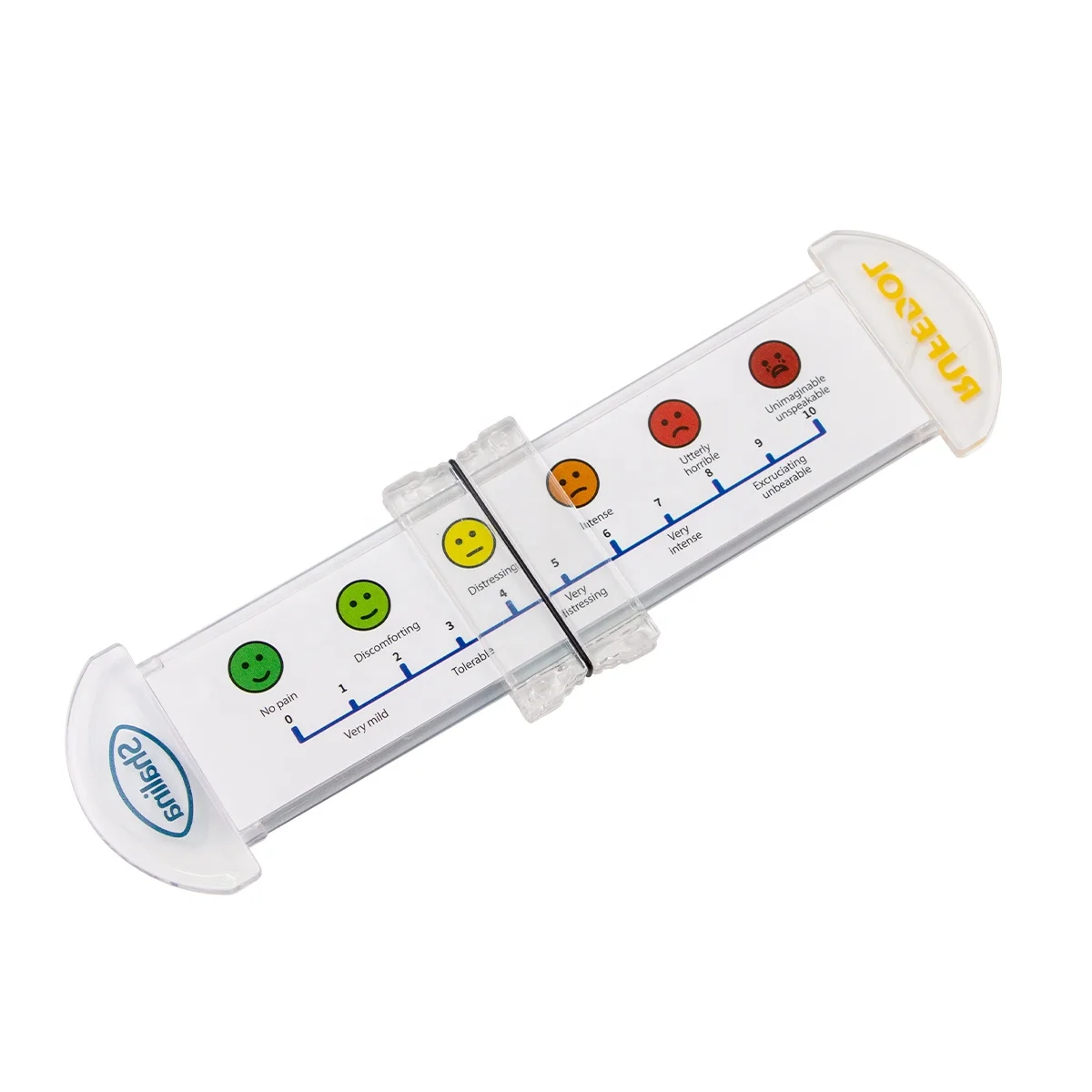 Custom Printed Plastic Medical Pain Scale Ruler