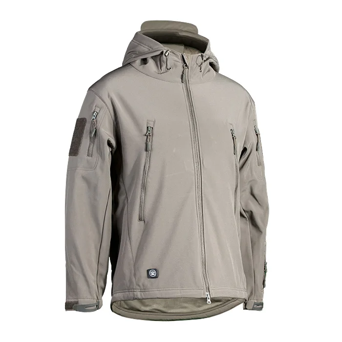 Wholesale Shark Skin Jacket Men Waterproof Soft Shell Windbreaker Jacket tactical Winter Fleece Coats Clothes Jacket