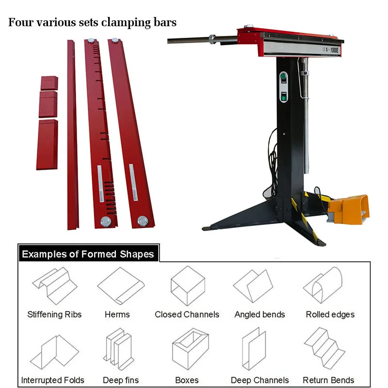 EB1000 Manual metal sheet bending machine and electronical Metal Folding Machine