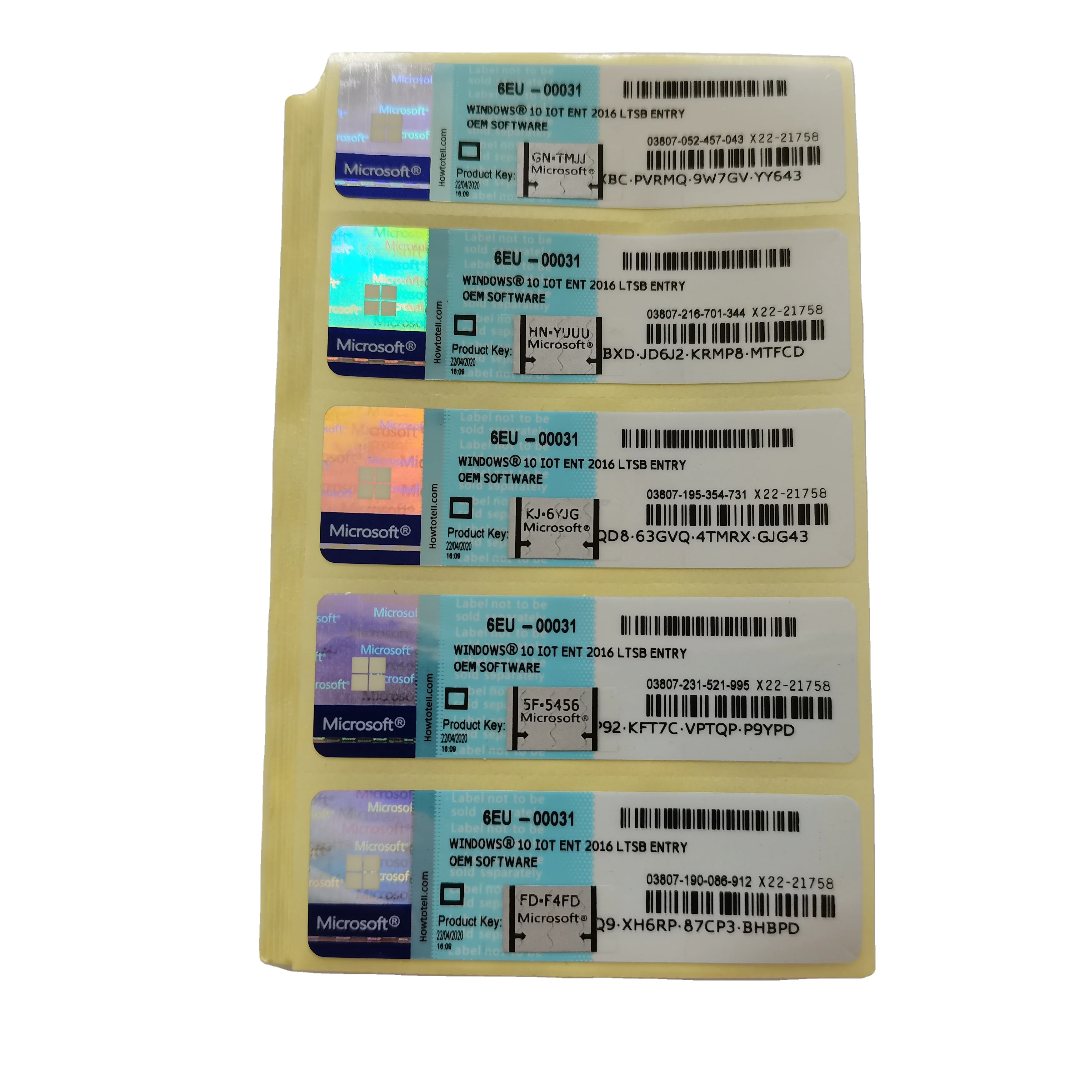 100% работающая онлайн Активация Microsoft Windows 10 ЛОТ Enterprise 2016 LTSB вход синяя наклейка