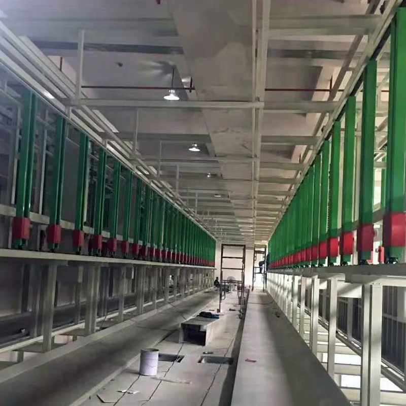 Manual or automatic alkali zinc electroplating production line for metal parts