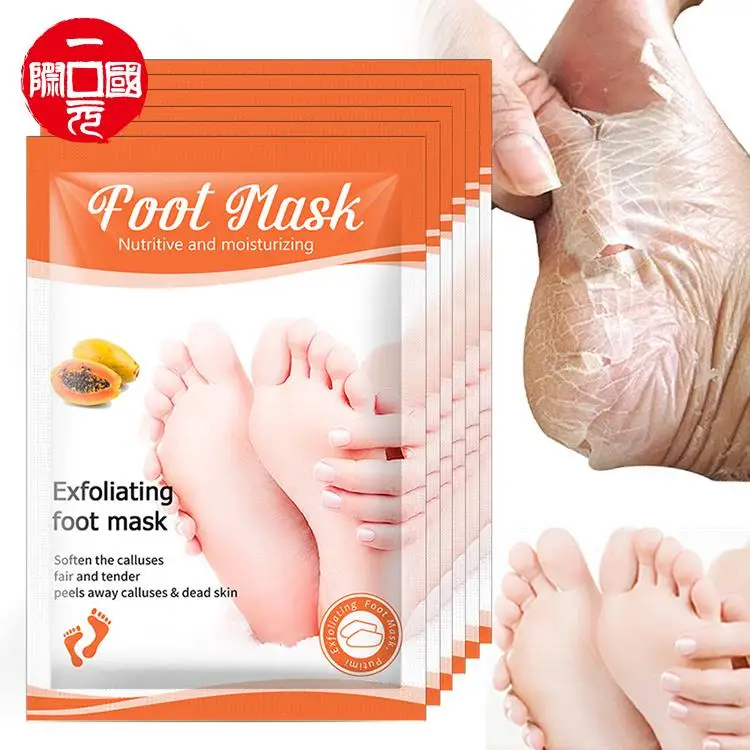 One dollar Private Label New produce hot product remove hard horny foot skin peel mask
