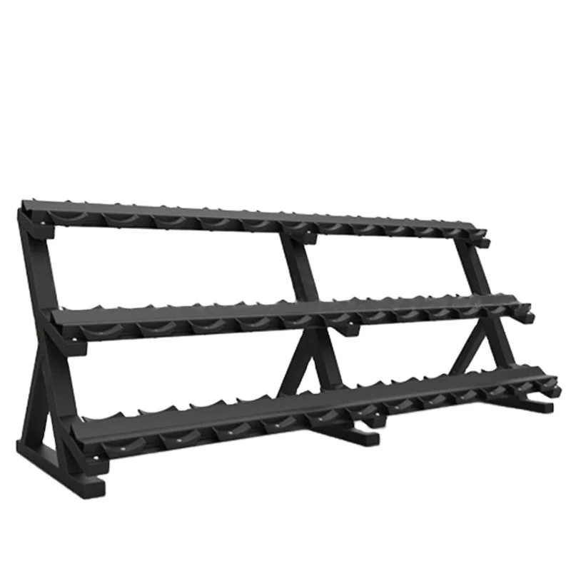 Factory wholesale gym adjustable dumbbell setting rack standing weightlifting fitness exercise dumbbell storage rack