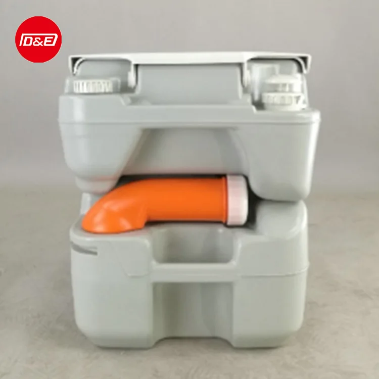 20L PT portable toilet 10L fresh water tank  20L waste holding tank Piston pump with T-type flush nozzle providing a powerful