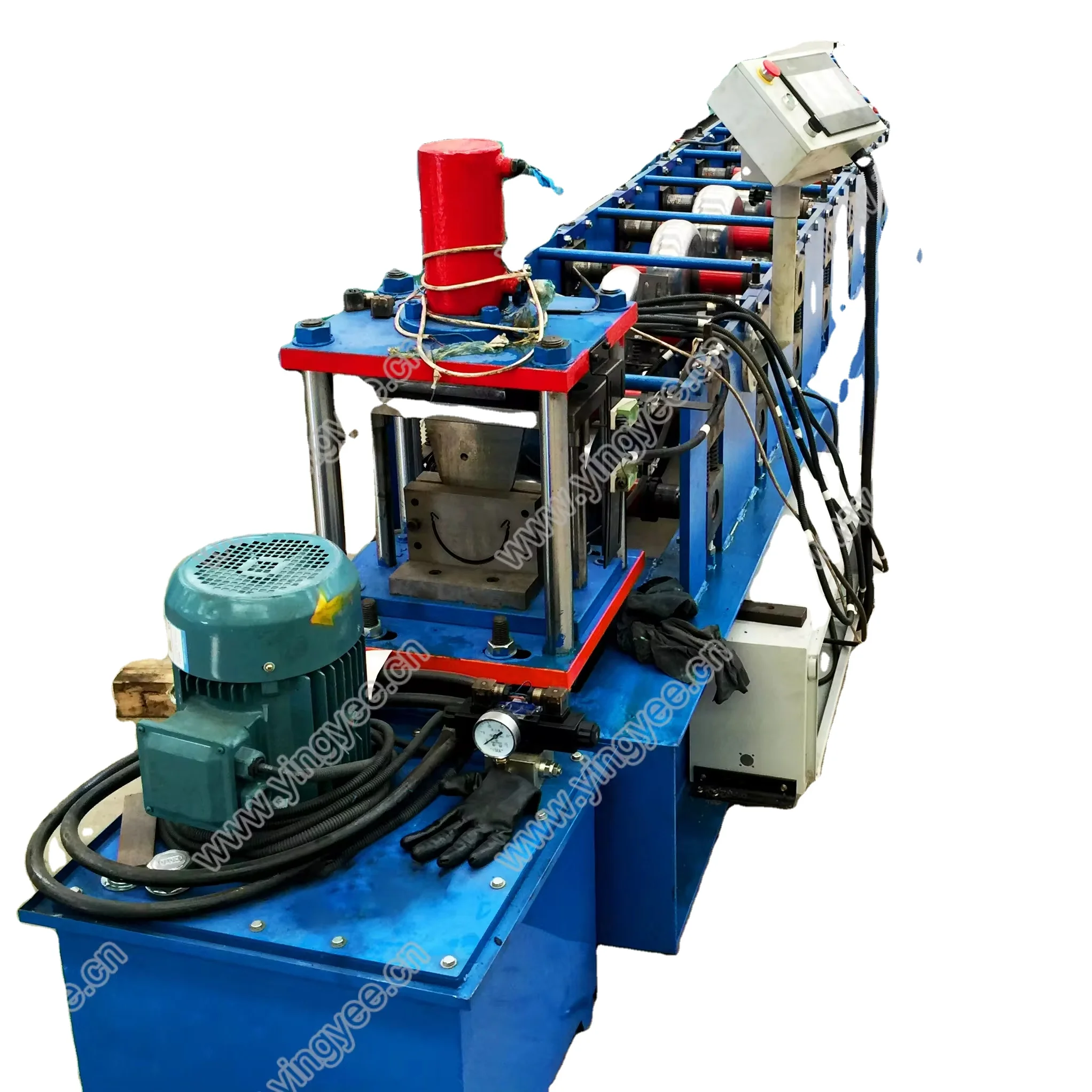 Gutter mental  roll forming machine galvanized coils/rain gutter color steel roll making machine