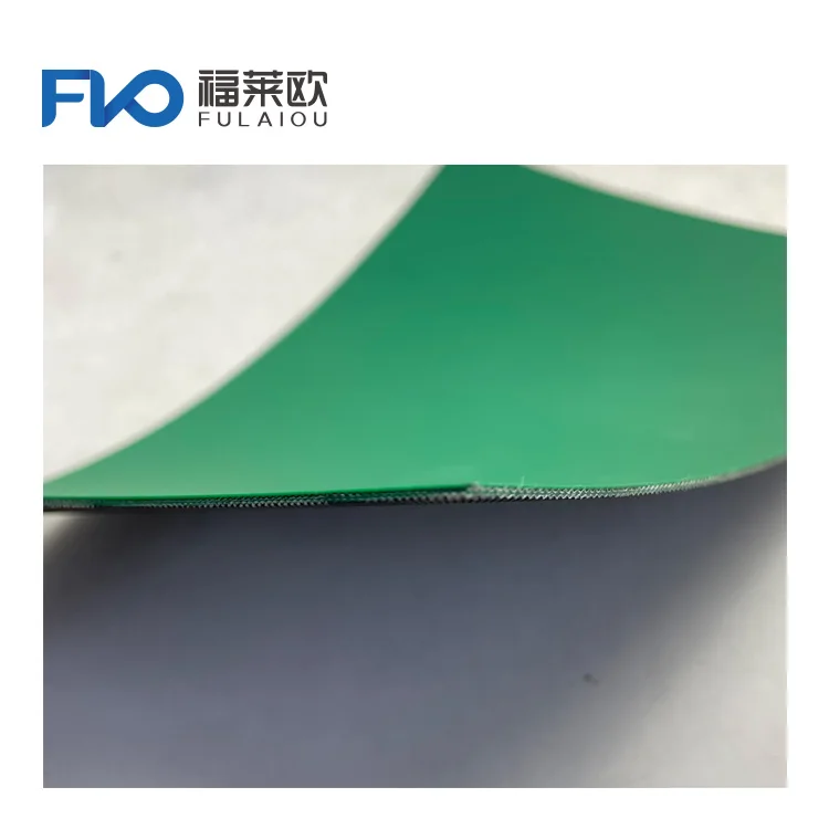 Factory manufacture wear resistant Green antistatic pvc pu conveyor belt