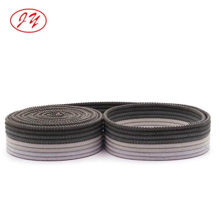 Custom Colors Skin-Friendly Waistband Breathable Big Grain Biodegradable Polyester-Cotton Webbing Strap Cotton Waist Belt