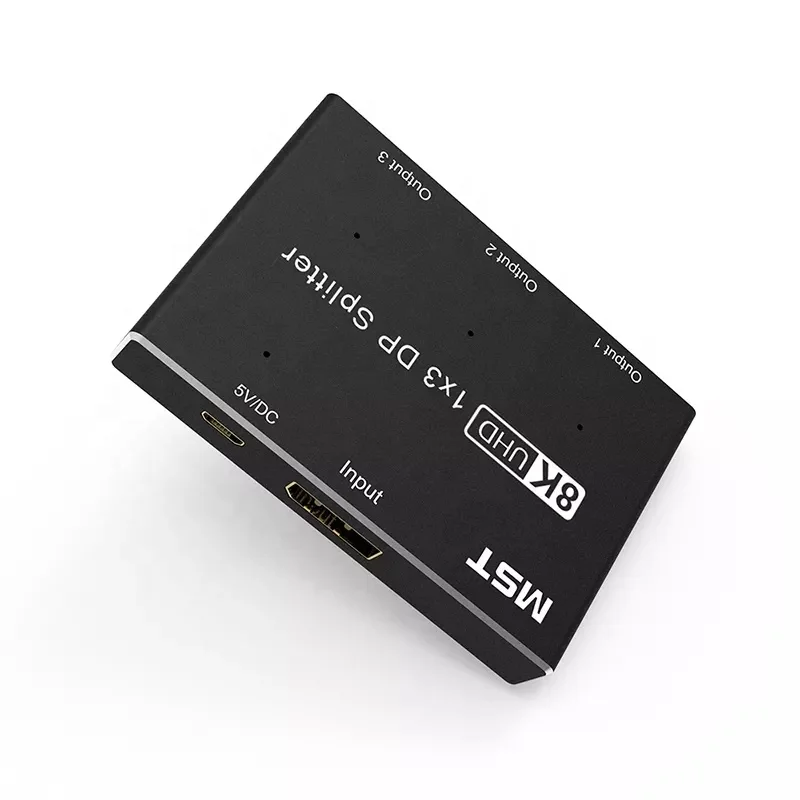 Сверхтонкий разветвитель порта дисплея 1 вход 3 выхода DP 4 8K 4K 1080P HD для ПК монитора хоста