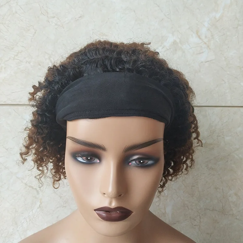 straight short bang bob headband machine made cheap custom double drawn brazilian cuticle aligned cheap human hair wig