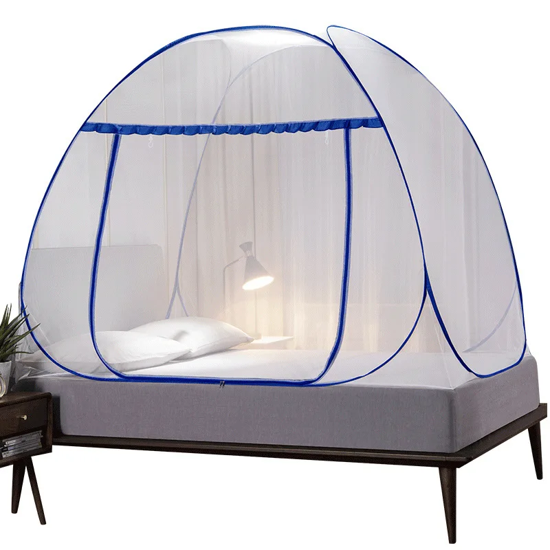  2021 new folding mosquito net free-installation folded bed